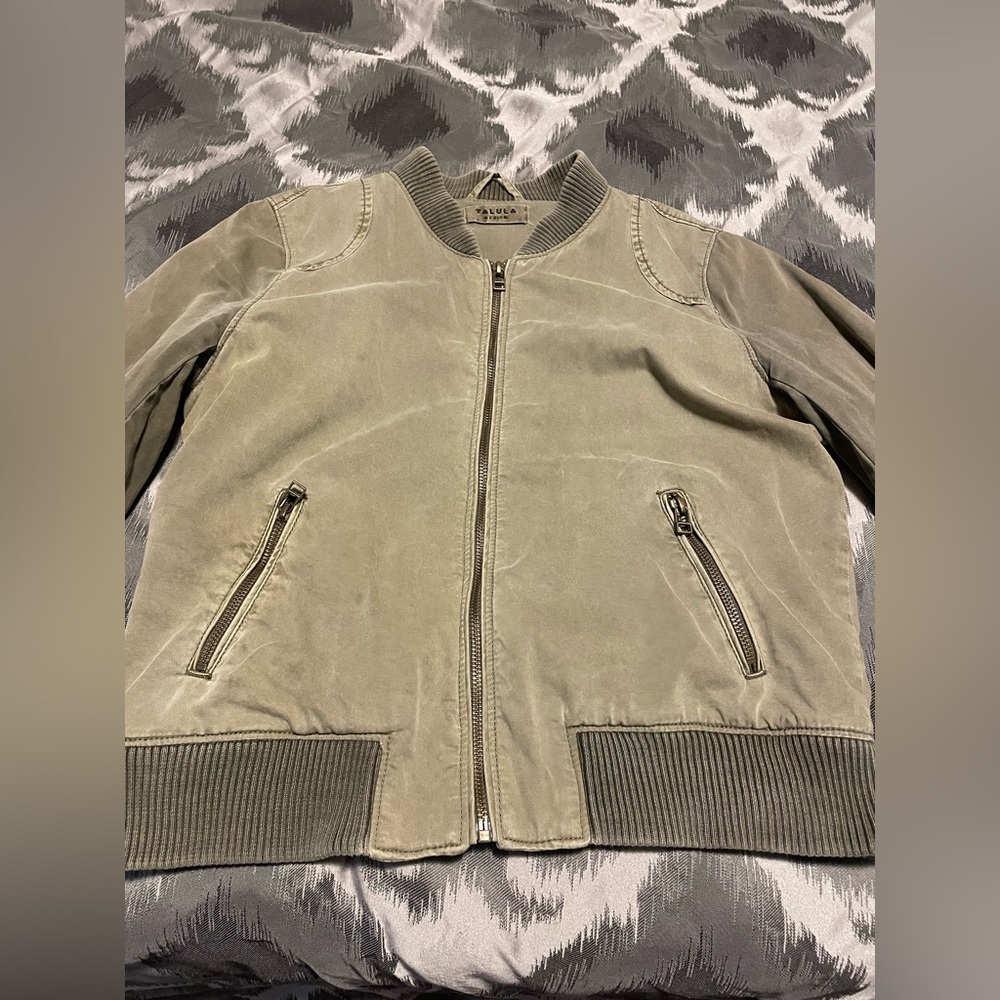 Distressed Bomber Jacket - Picture 2 of 3